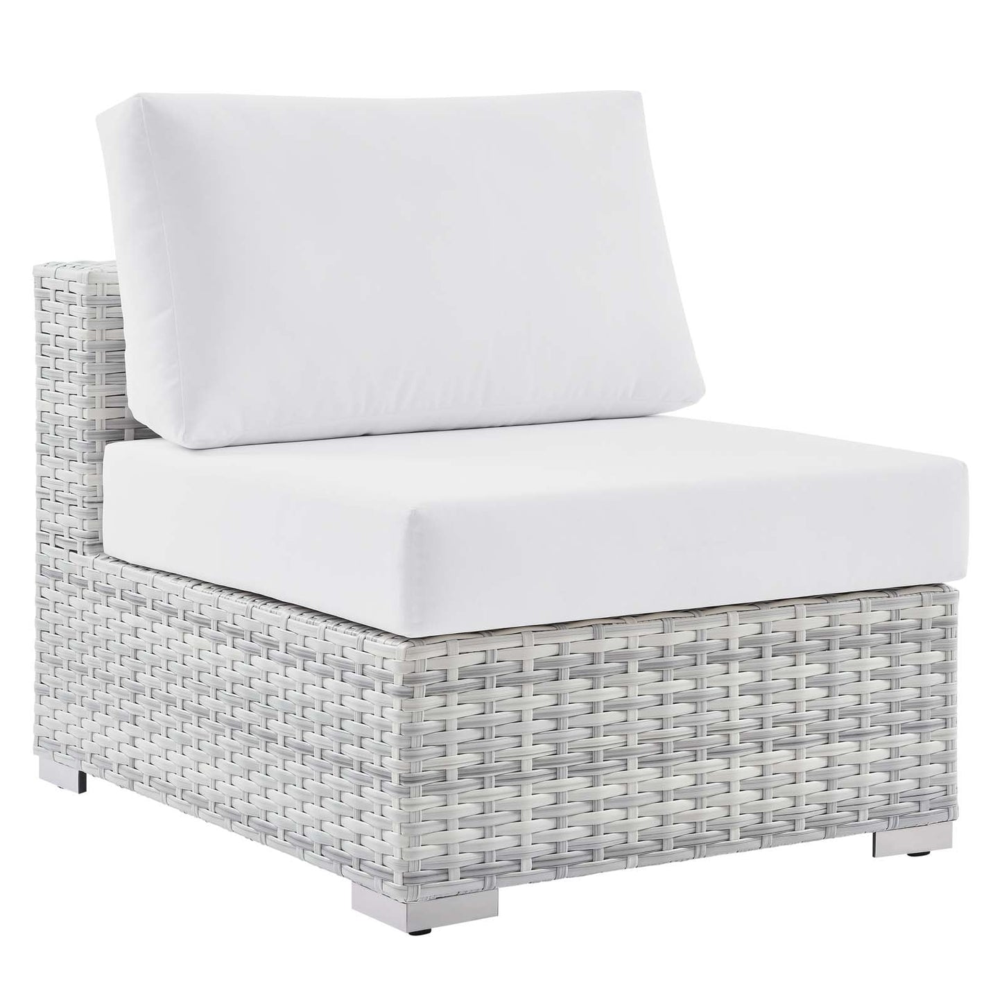 Modway Convene Outdoor Patio Armless Chair | Outdoor Chairs | 