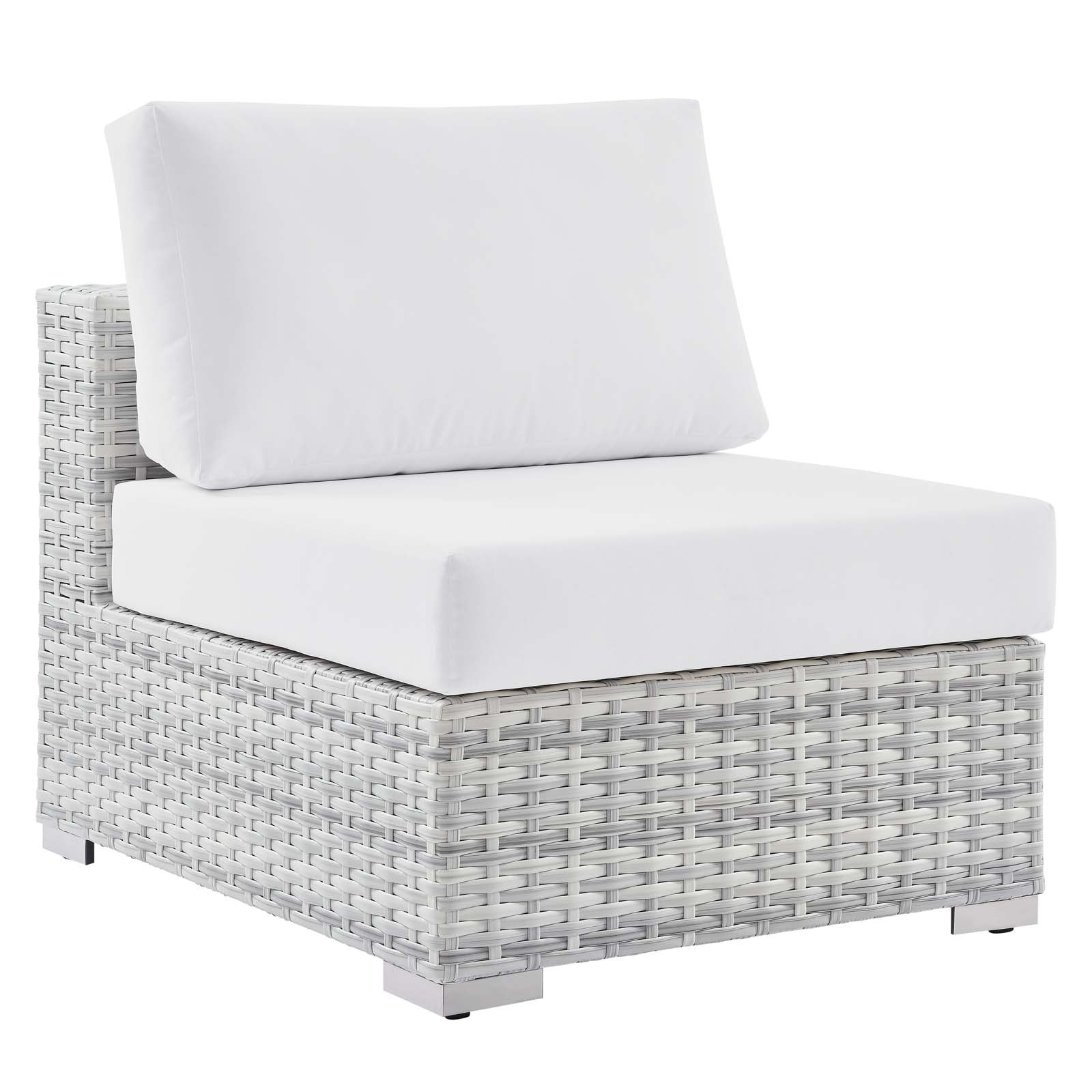 Modway Convene Outdoor Patio Armless Chair | Outdoor Chairs | 