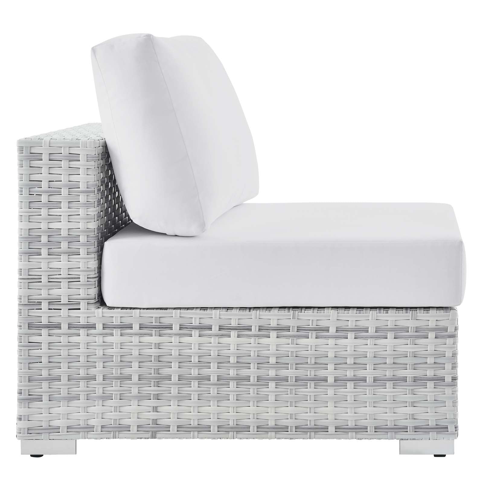 Modway Convene Outdoor Patio Armless Chair | Outdoor Chairs | 