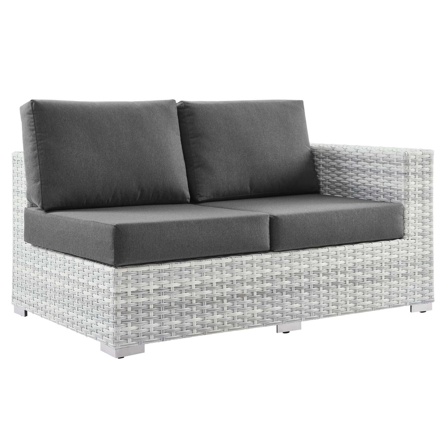 Modway Convene Outdoor Patio Right-Arm Loveseat | Outdoor Sofas, Loveseats & Sectionals | 