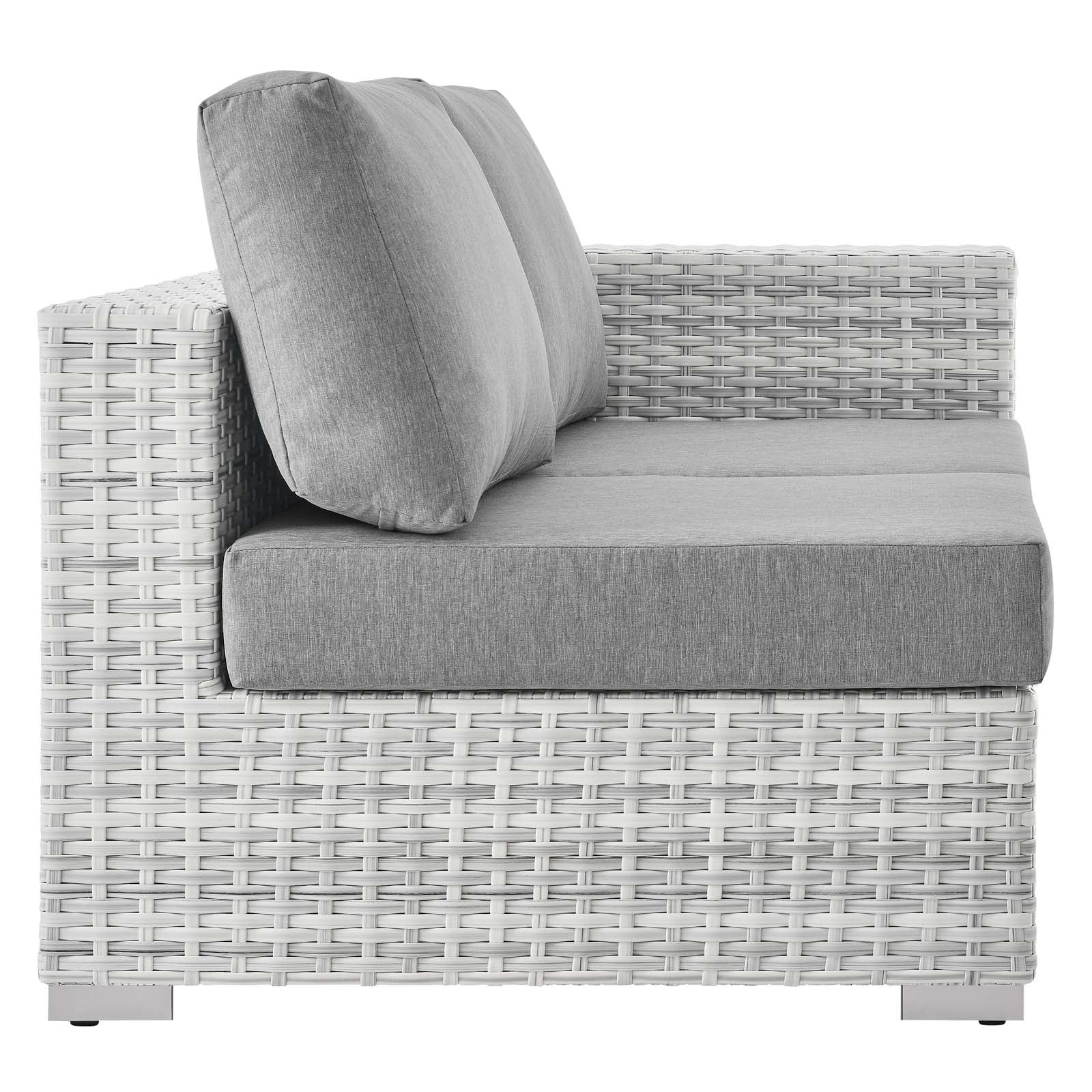 Modway Convene Outdoor Patio Right-Arm Loveseat | Outdoor Sofas, Loveseats & Sectionals | 