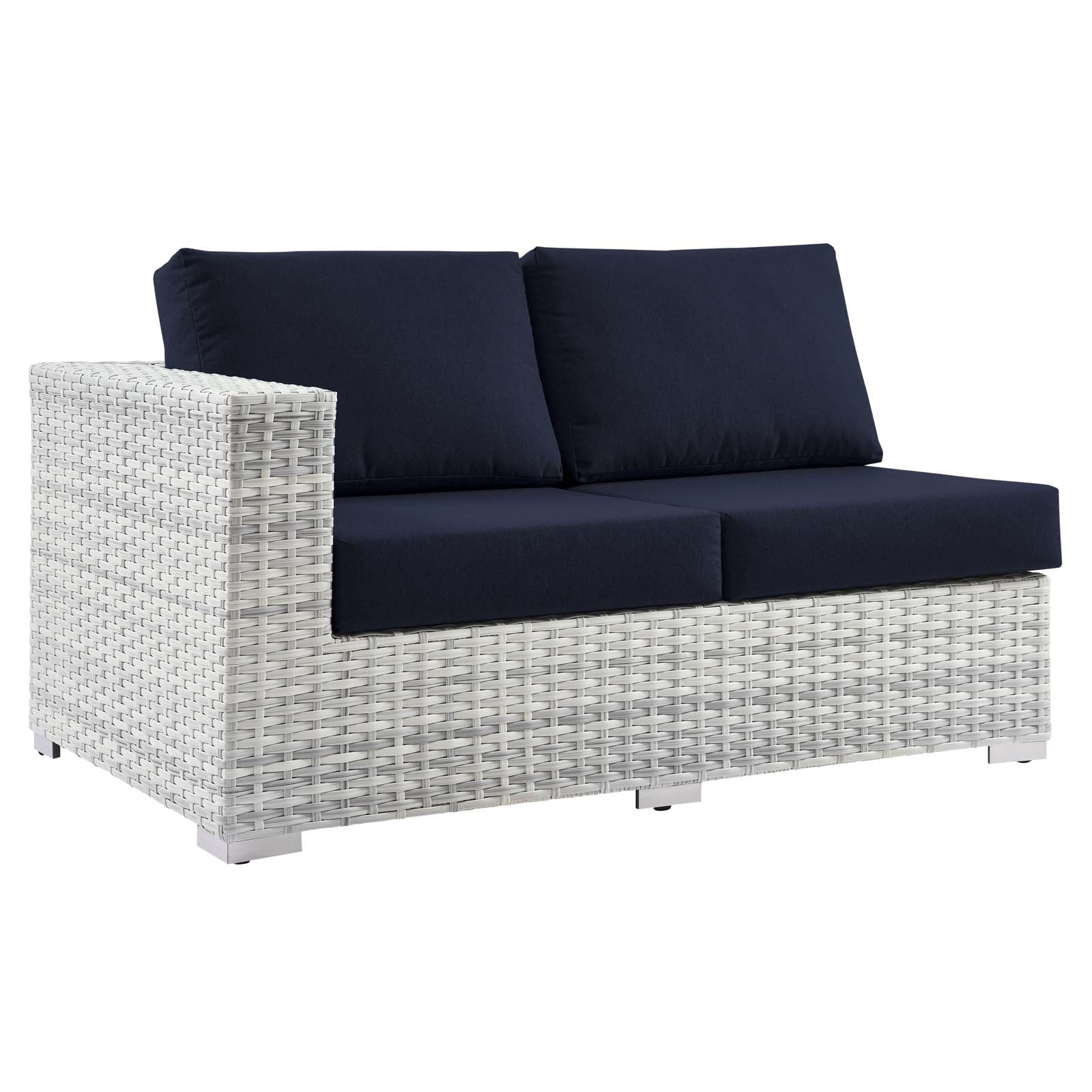Modway Convene Outdoor Patio Left-Arm Loveseat | Outdoor Sofas, Loveseats & Sectionals | 