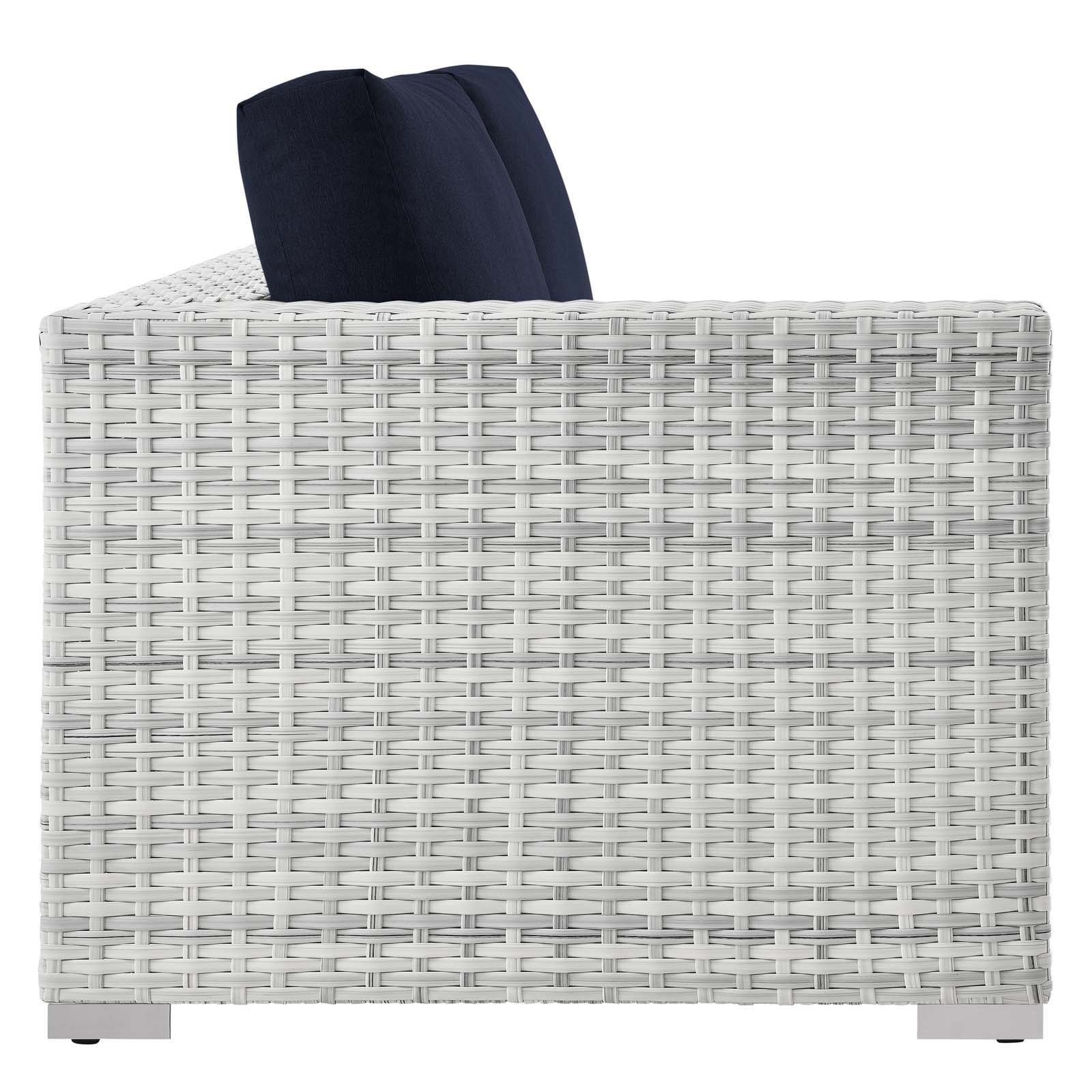 Modway Convene Outdoor Patio Left-Arm Loveseat | Outdoor Sofas, Loveseats & Sectionals | 