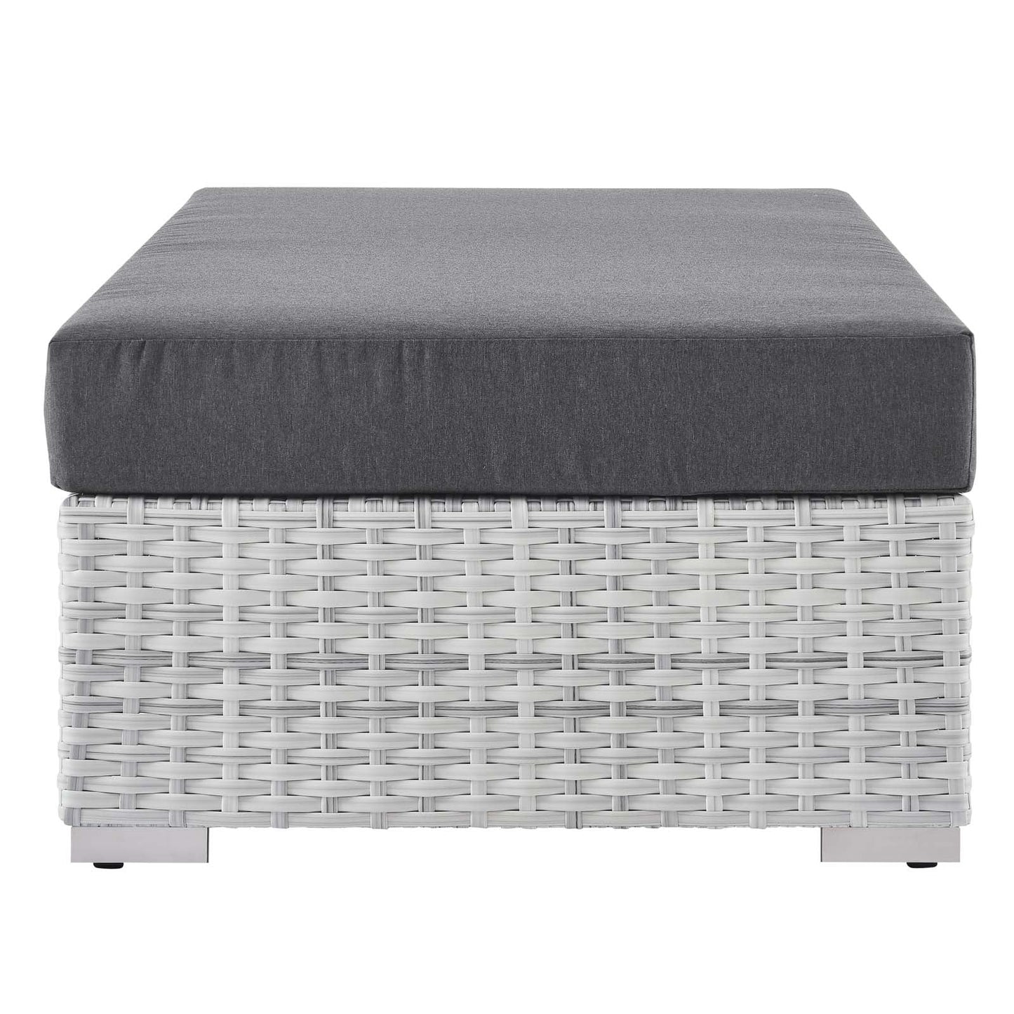 Modway Convene Outdoor Patio Rectangular Ottoman | Outdoor Ottoman | 