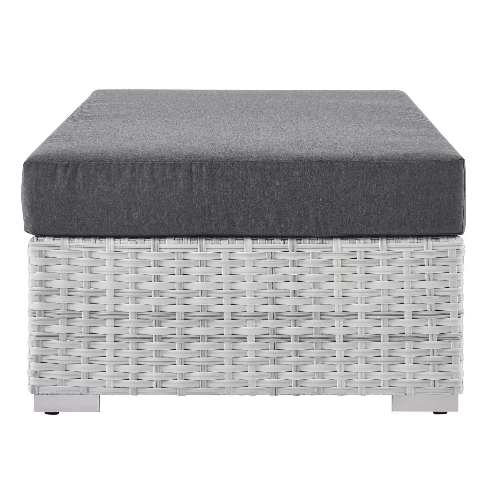 Modway Convene Outdoor Patio Rectangular Ottoman | Outdoor Ottoman | 