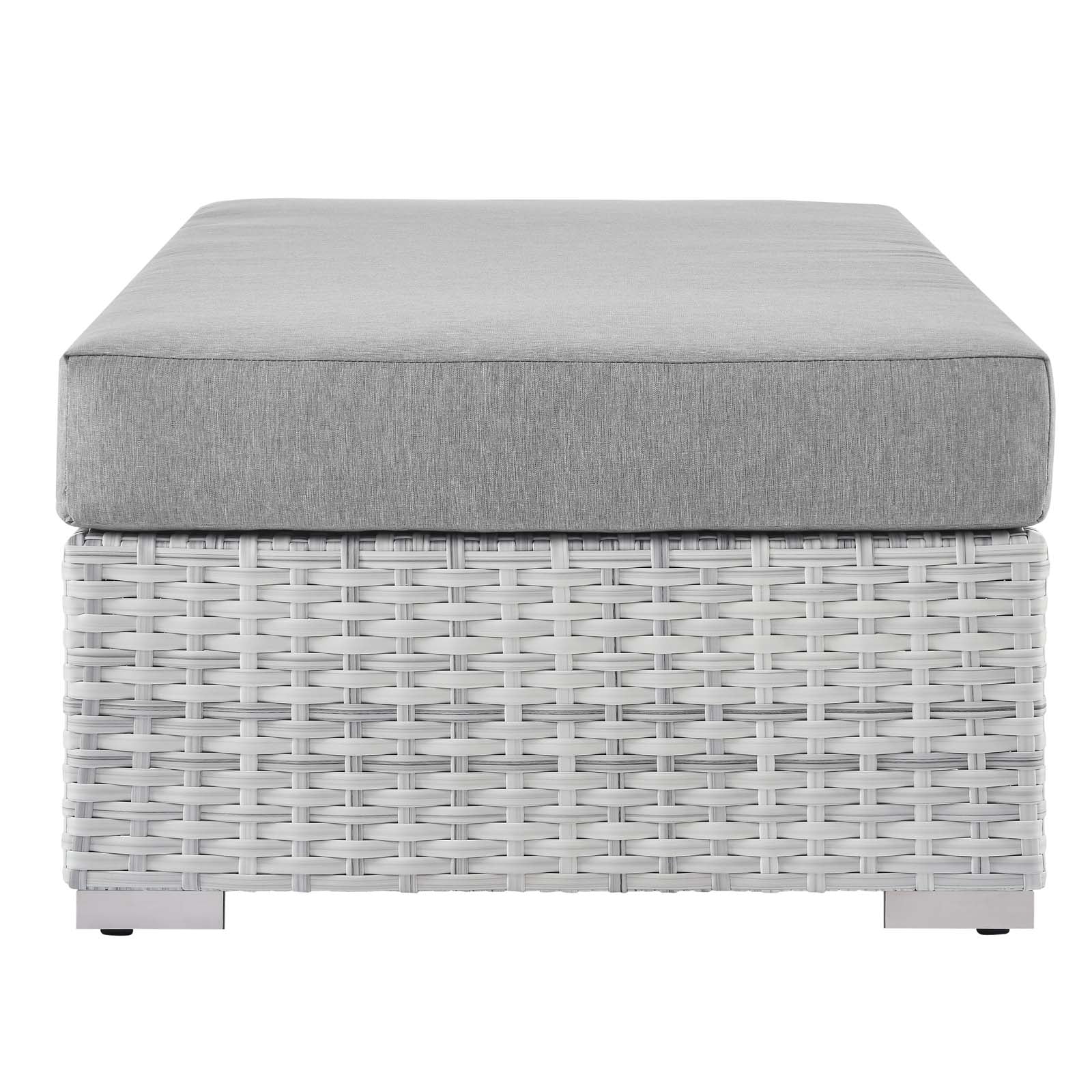 Modway Convene Outdoor Patio Rectangular Ottoman | Outdoor Ottoman | 