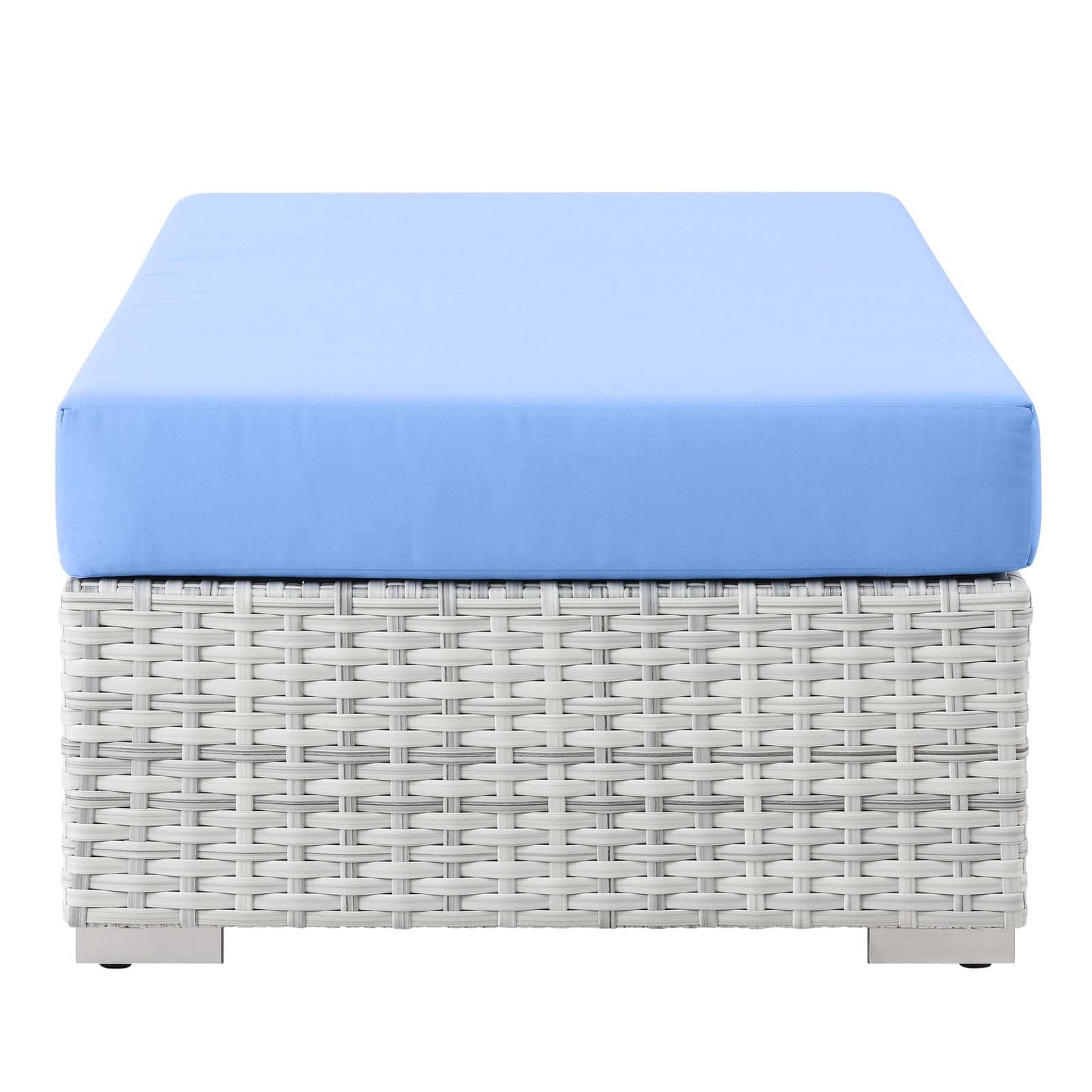 Modway Convene Outdoor Patio Rectangular Ottoman | Outdoor Ottoman | 