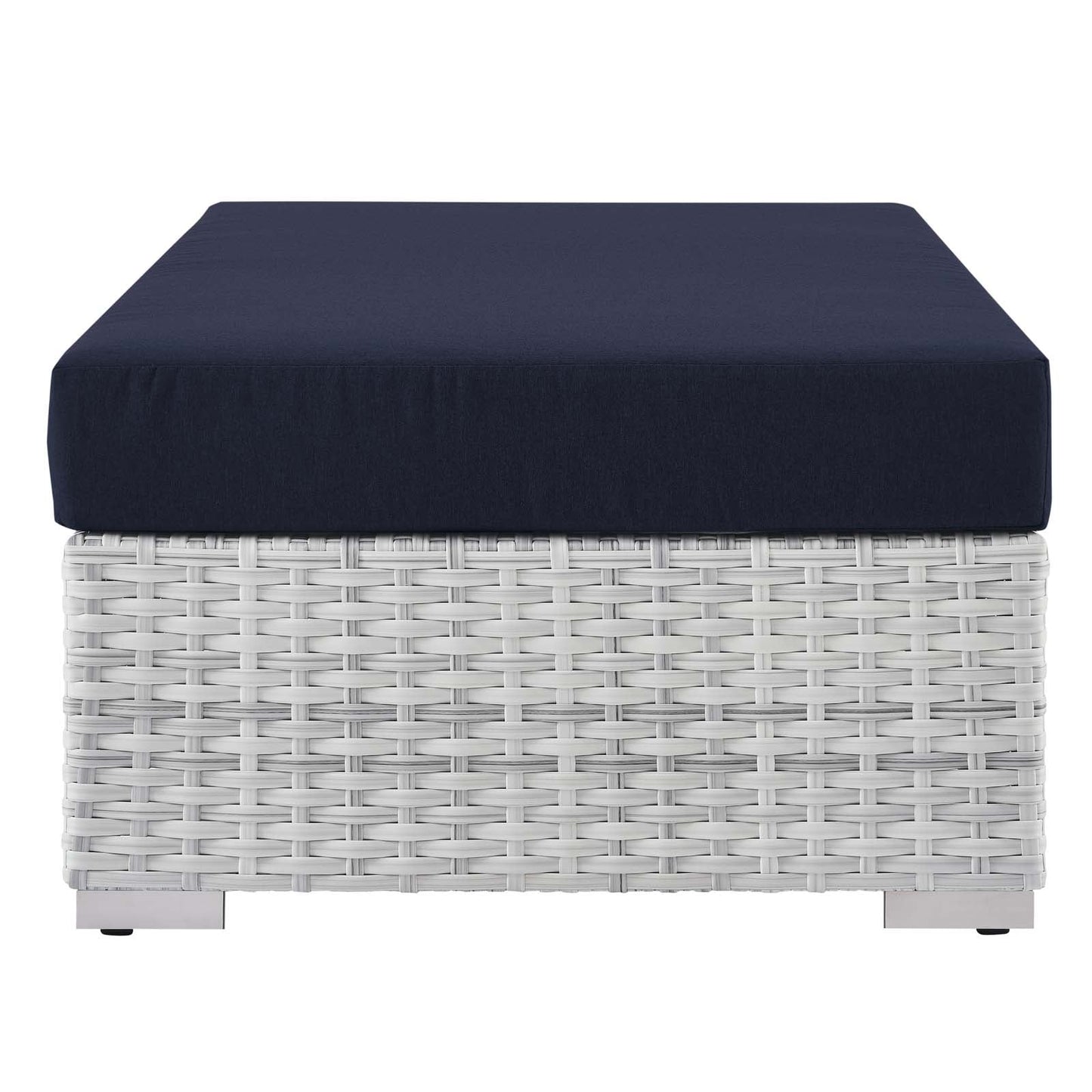 Modway Convene Outdoor Patio Rectangular Ottoman | Outdoor Ottoman | 