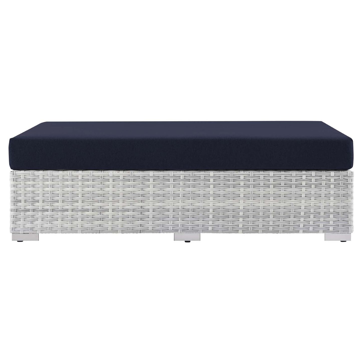 Modway Convene Outdoor Patio Rectangular Ottoman | Outdoor Ottoman | 