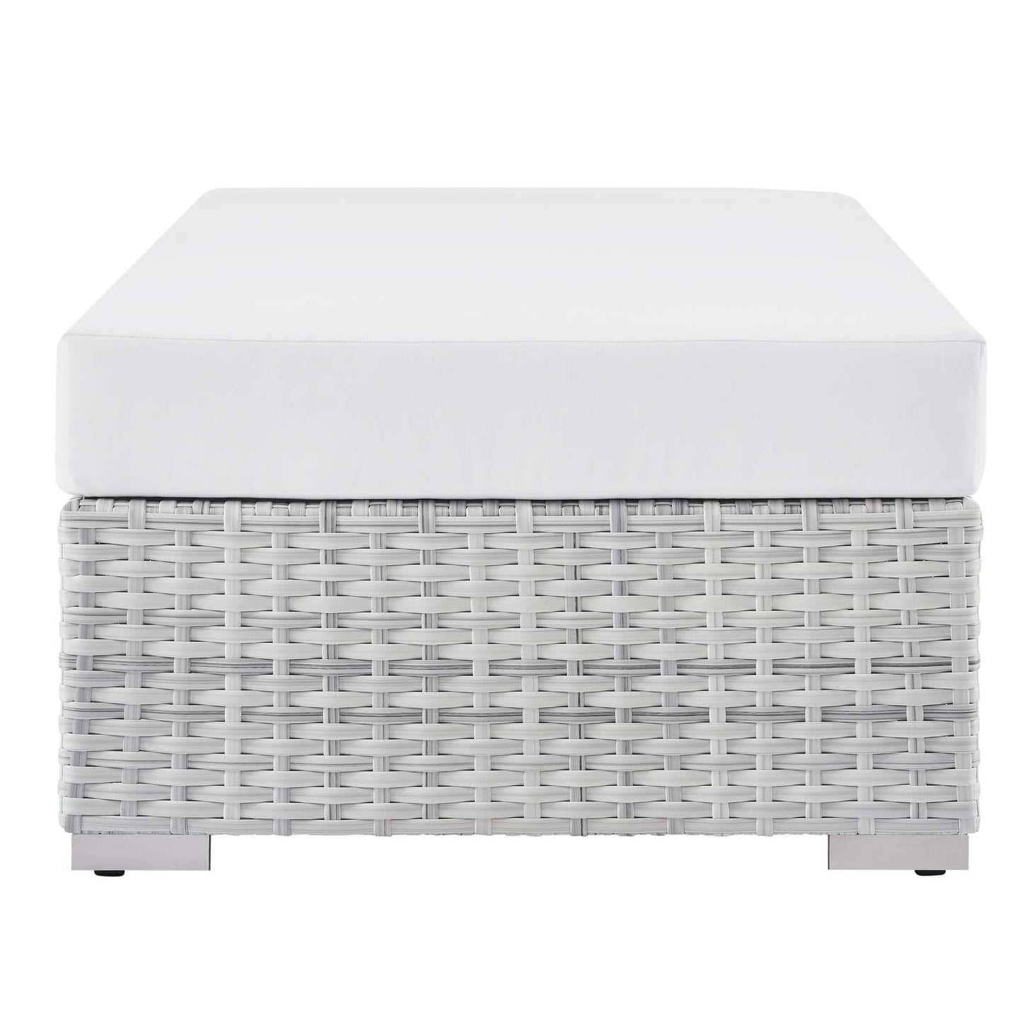Modway Convene Outdoor Patio Rectangular Ottoman | Outdoor Ottoman | 