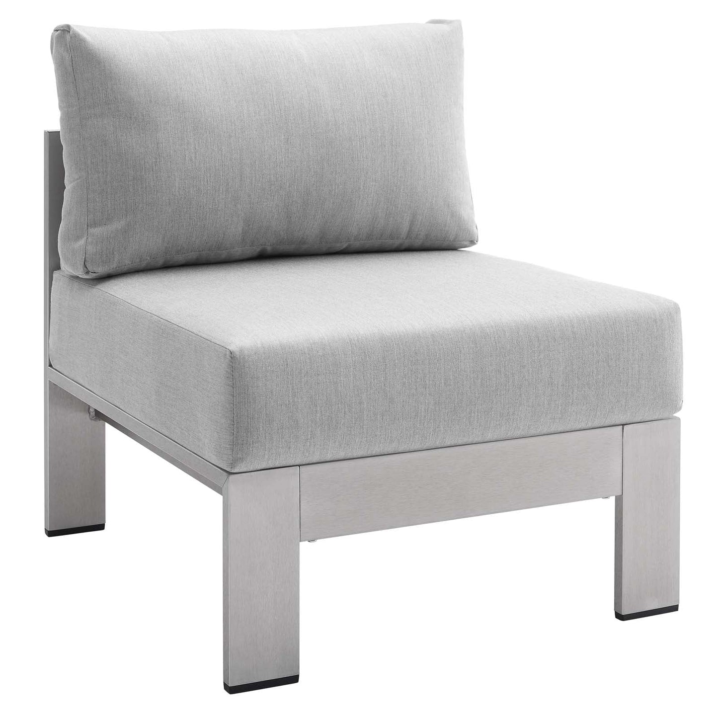 Modway Shore Sunbrella® Fabric Outdoor Patio Aluminum 3 Piece Set | Outdoor Sofas, Loveseats & Sectionals | Modishstore-3