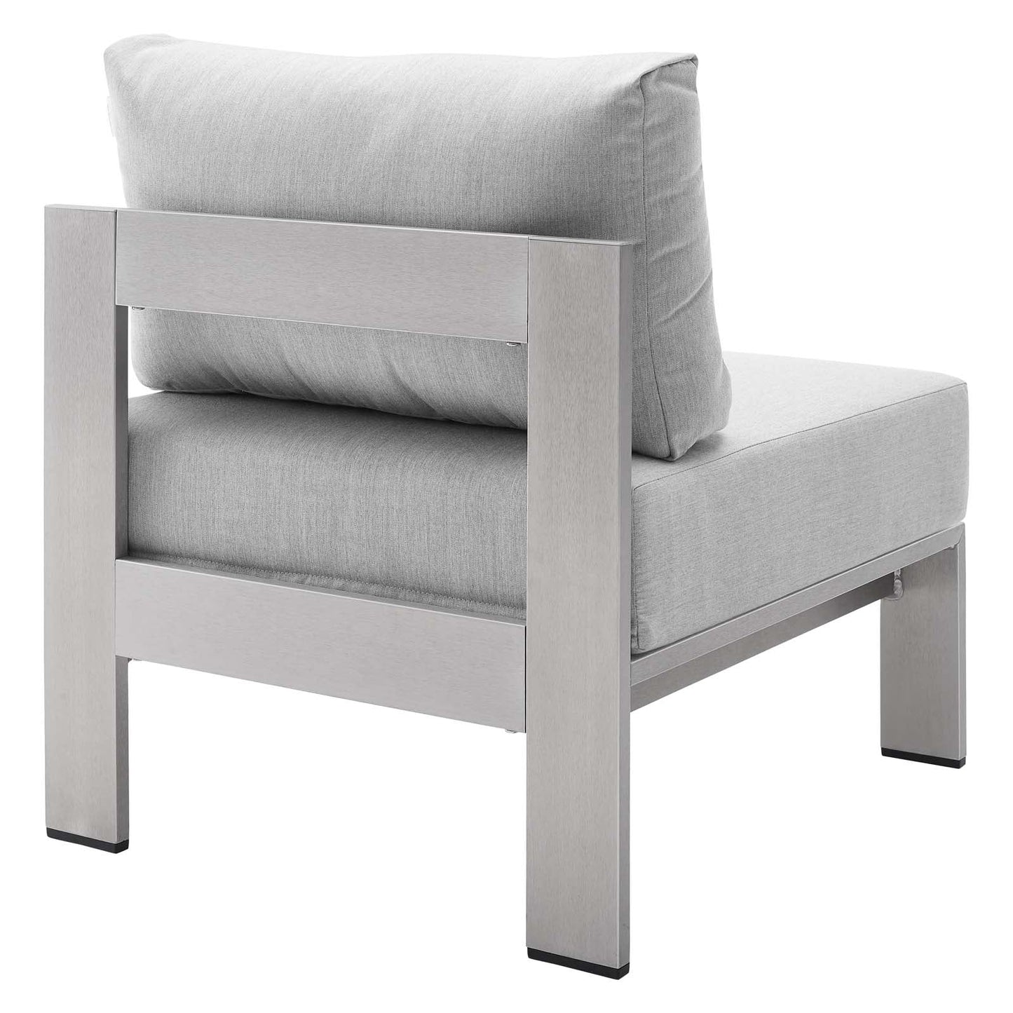 Modway Shore Sunbrella® Fabric Outdoor Patio Aluminum 3 Piece Set | Outdoor Sofas, Loveseats & Sectionals | Modishstore-5
