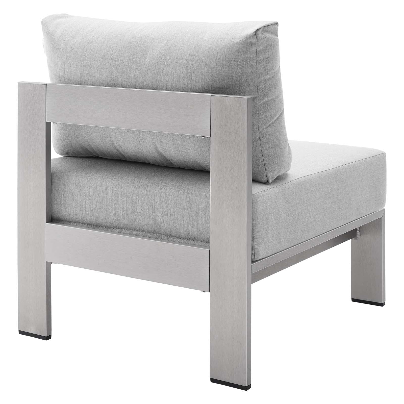 Modway Shore Sunbrella® Fabric Outdoor Patio Aluminum 3 Piece Set | Outdoor Sofas, Loveseats & Sectionals | Modishstore-5
