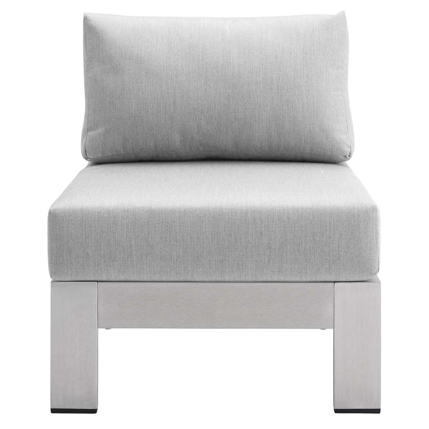 Modway Shore Sunbrella® Fabric Outdoor Patio Aluminum 3 Piece Set | Outdoor Sofas, Loveseats & Sectionals | Modishstore-6