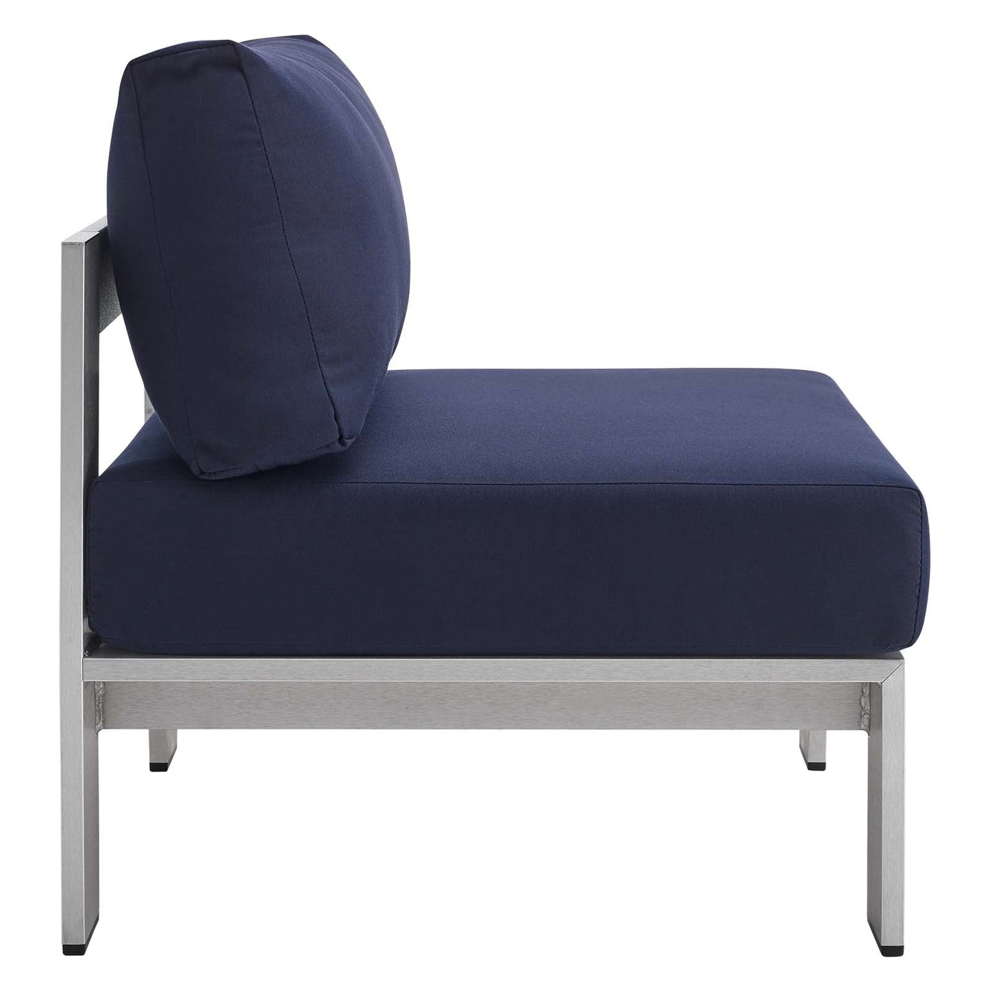 Modway Shore Sunbrella® Fabric Outdoor Patio Aluminum 3 Piece Set | Outdoor Sofas, Loveseats & Sectionals | Modishstore-11