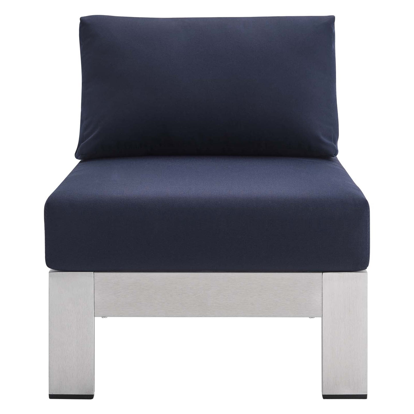 Modway Shore Sunbrella® Fabric Outdoor Patio Aluminum 3 Piece Set | Outdoor Sofas, Loveseats & Sectionals | Modishstore-13