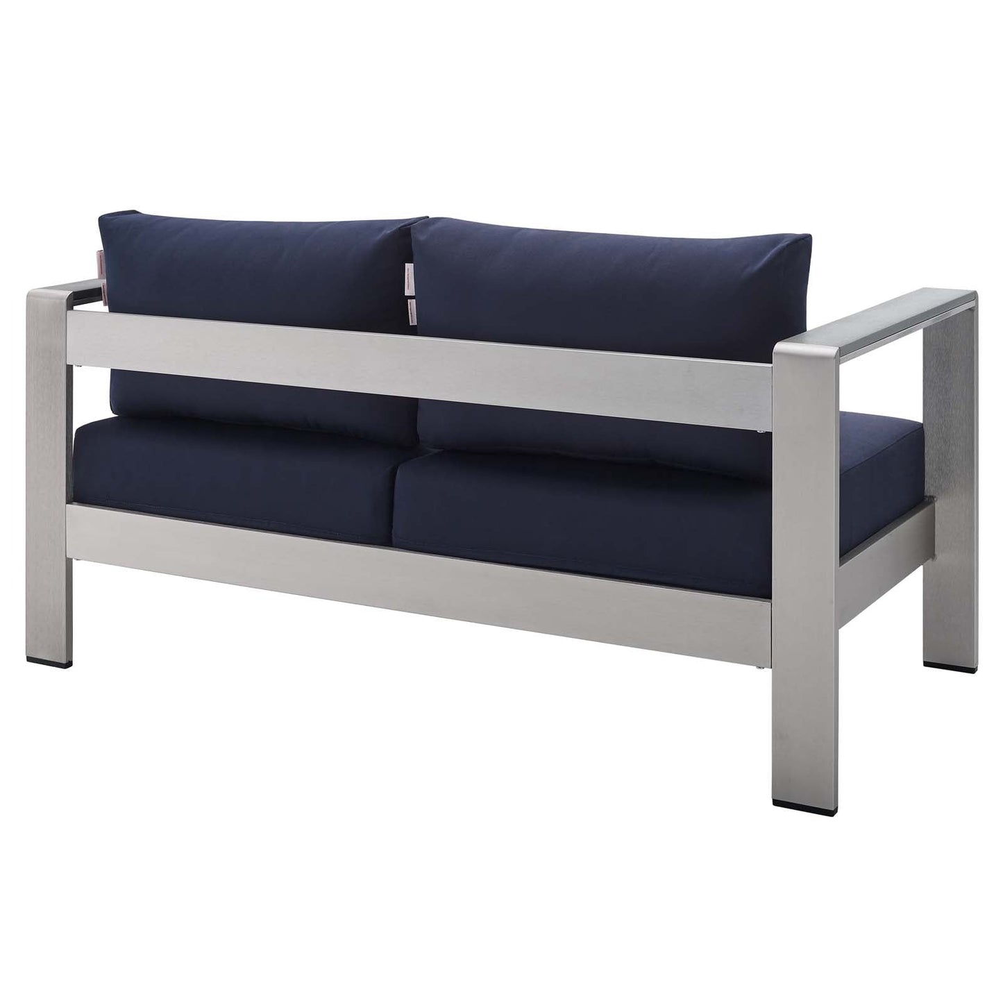 Modway Shore Sunbrella® Fabric Outdoor Patio Aluminum 3 Piece Set | Outdoor Sofas, Loveseats & Sectionals | Modishstore-12