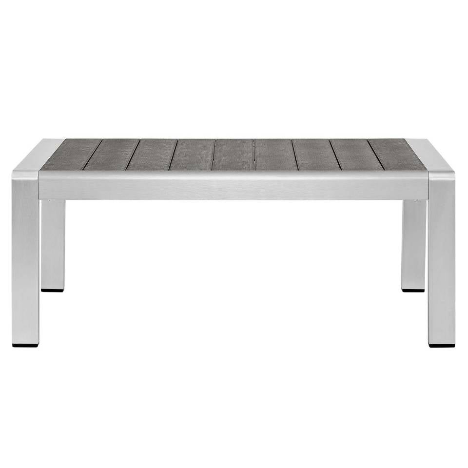 Modway Shore Sunbrella® Fabric Outdoor Patio Aluminum 4 Piece Sectional Sofa Set | Outdoor Sofas, Loveseats & Sectionals | Modishstore-4