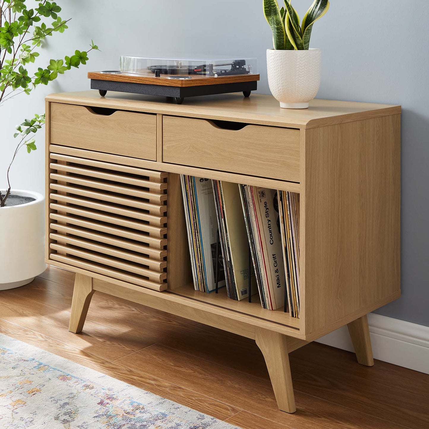 Modway Render Vinyl Record Display Stand | Stands | Modishstore-17