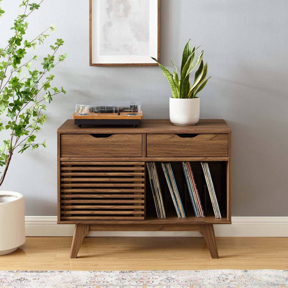 Modway Render Vinyl Record Display Stand | Stands | Modishstore