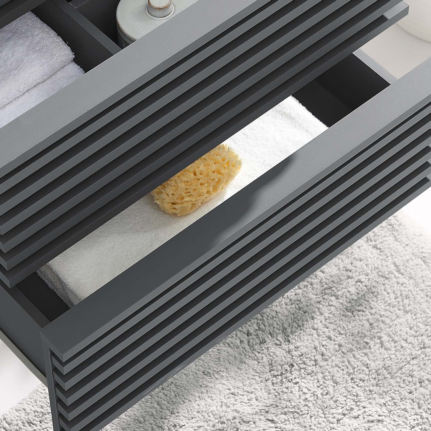 Render 24" Wall-Mount Bathroom Vanity Cabinet By Modway - EEI-4338 | Bathroom Accessories | Modishstore - 14