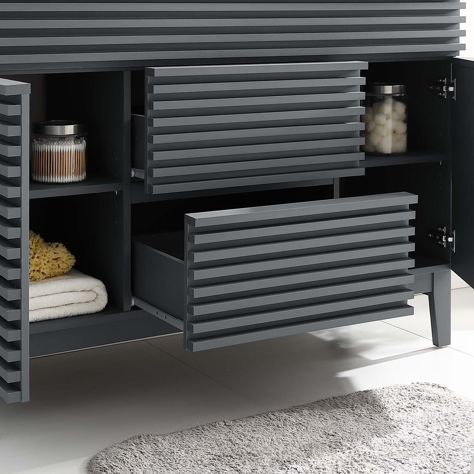 Render 48" Single Bathroom Vanity Cabinet By Modway - EEI-4341 | Bathroom Accessories | Modishstore - 15