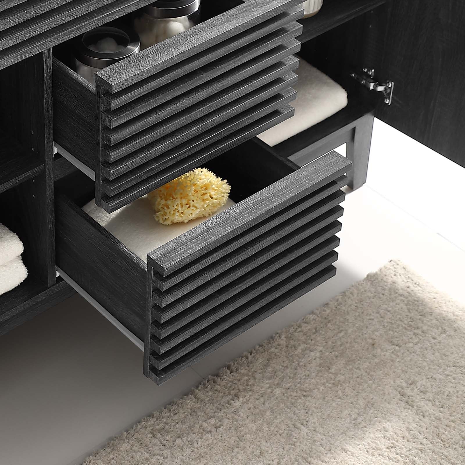 Render 48" Double Bathroom Vanity Cabinet By Modway - EEI-4342 | Bathroom Accessories | Modishstore - 8