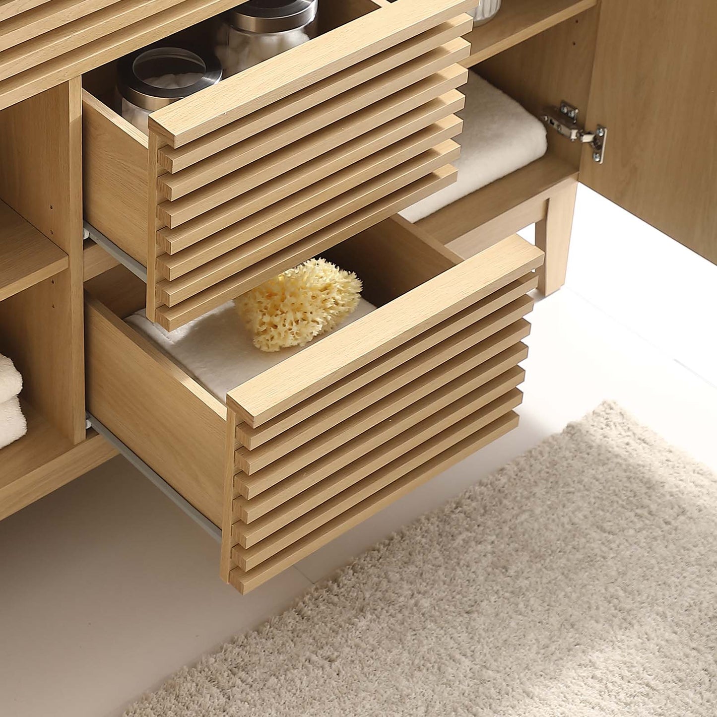 Render 48" Double Bathroom Vanity Cabinet By Modway - EEI-4342 | Bathroom Accessories | Modishstore - 23