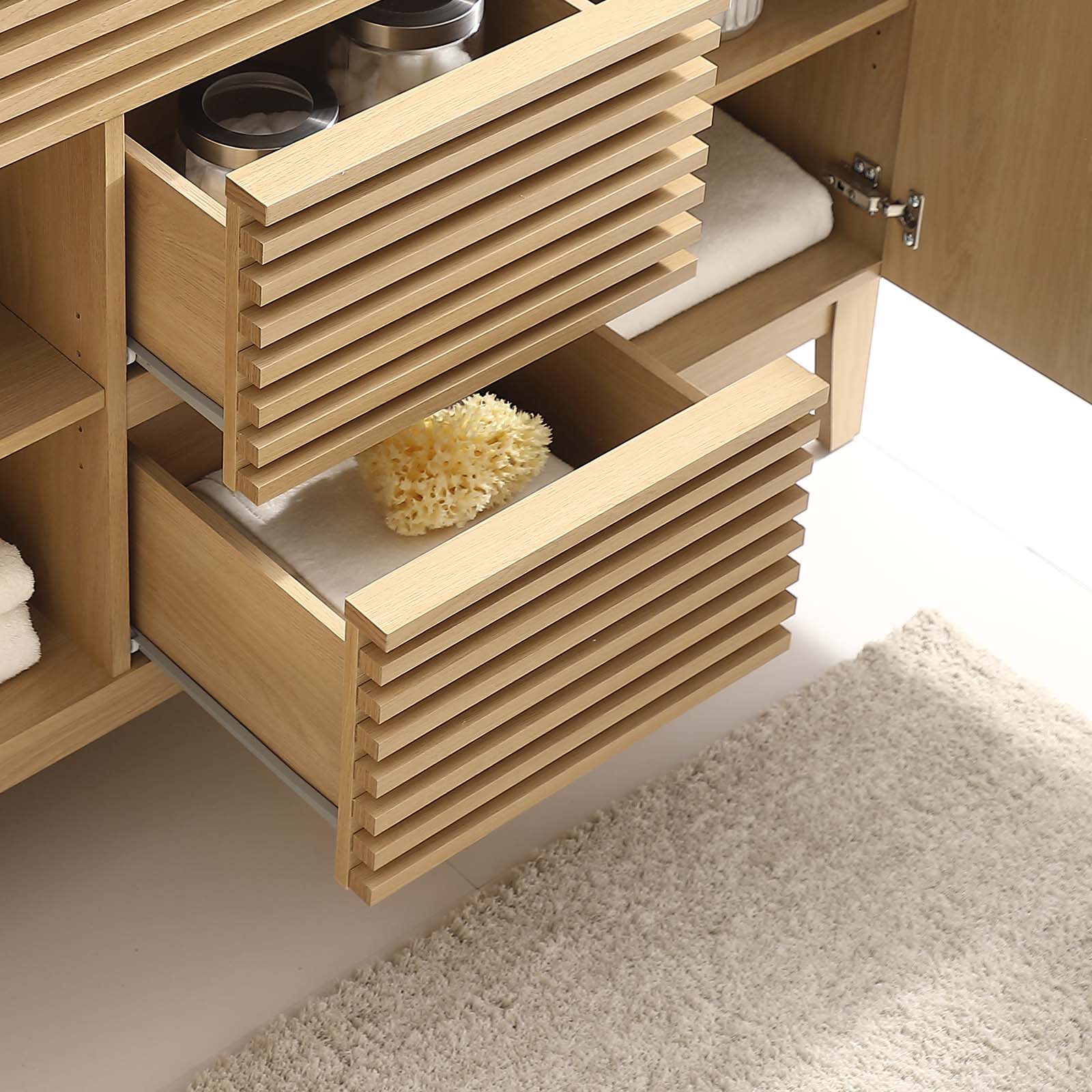 Render 48" Double Bathroom Vanity Cabinet By Modway - EEI-4342 | Bathroom Accessories | Modishstore - 23