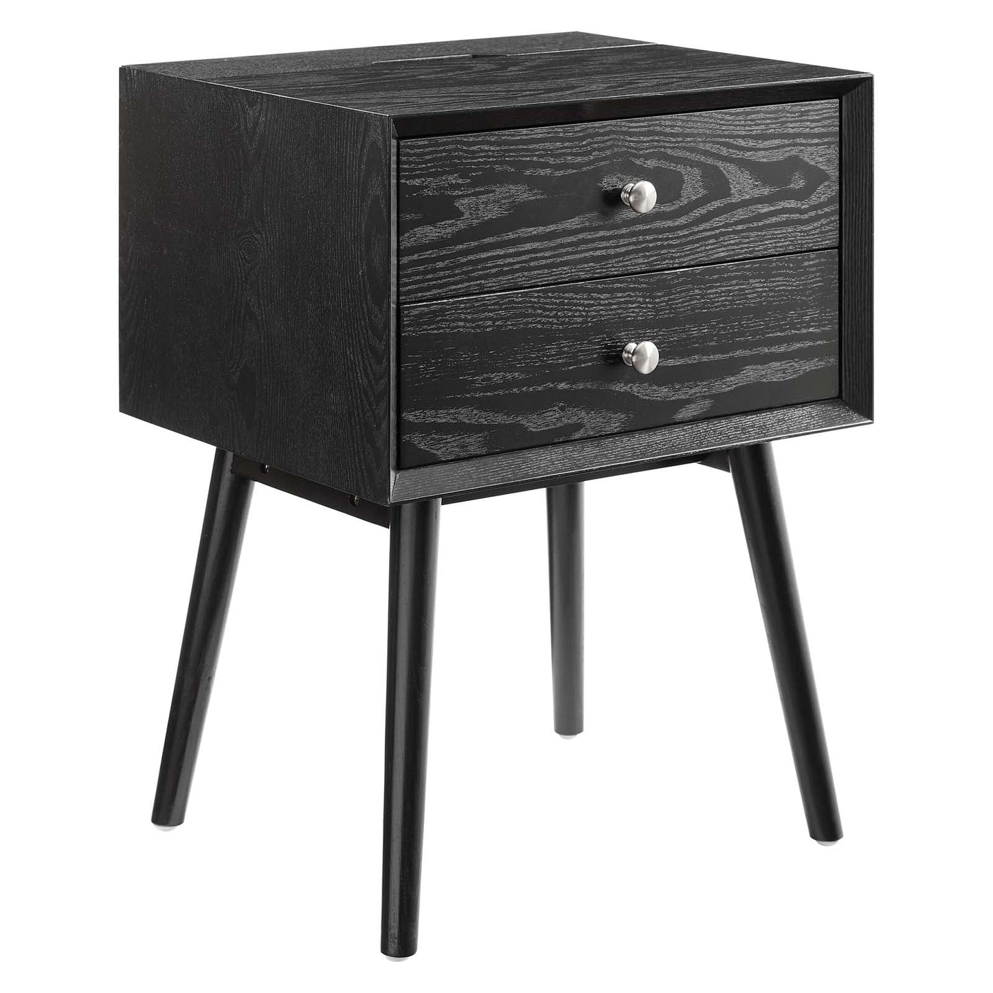Modway Ember Wood Nightstand With USB Ports | Nightstands | 