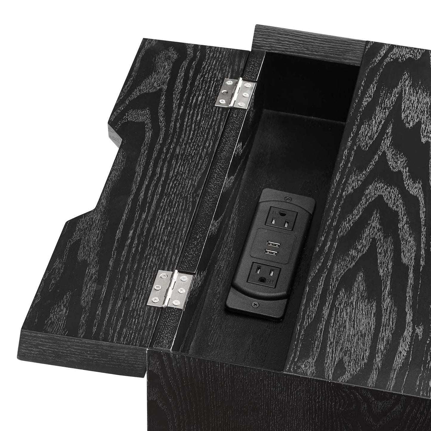 Modway Ember Wood Nightstand With USB Ports | Nightstands | 