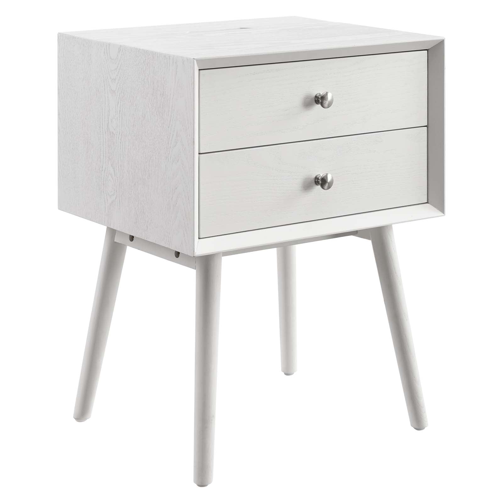 Modway Ember Wood Nightstand With USB Ports | Nightstands | 
