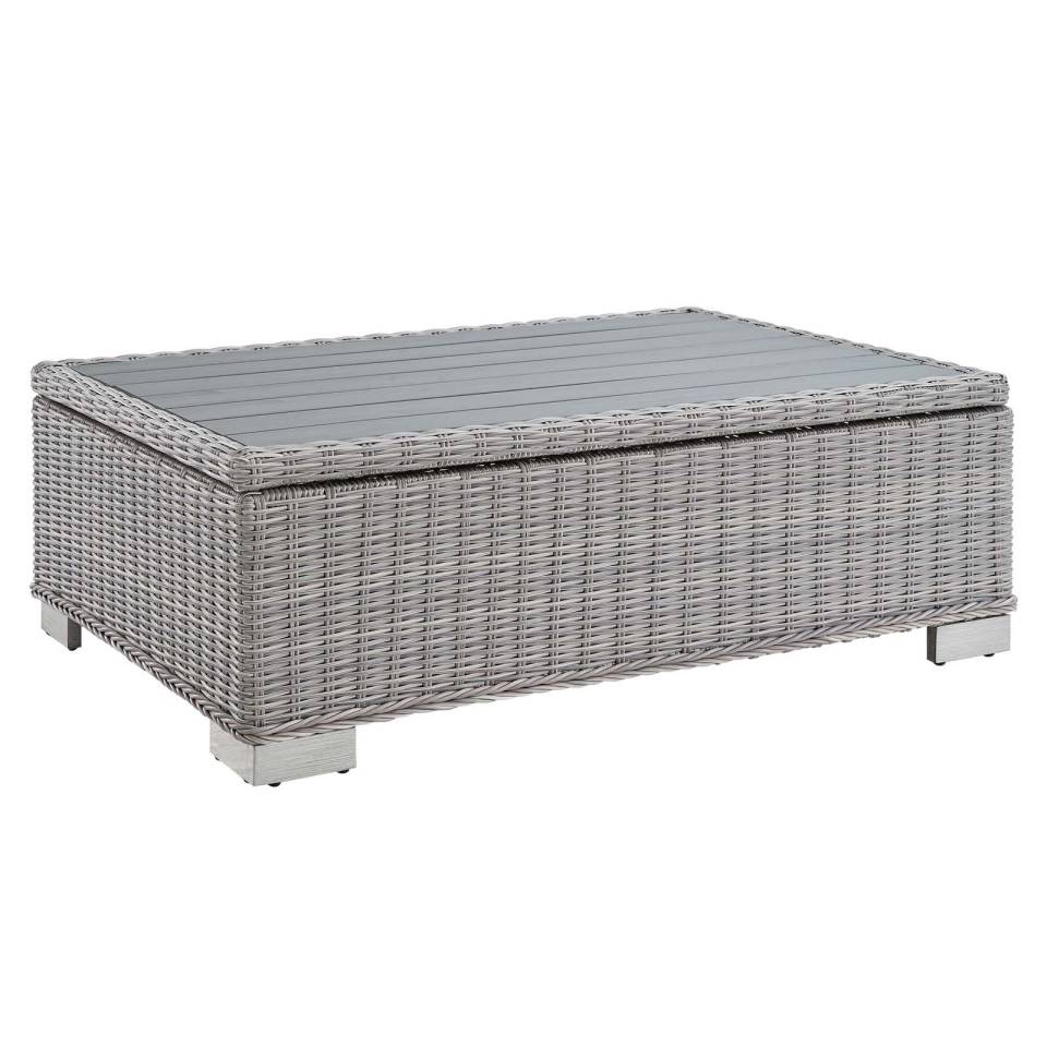 Modway Conway Sunbrella® Outdoor Patio Wicker Rattan 4-Piece Furniture Set | Outdoor Sofas, Loveseats & Sectionals | 