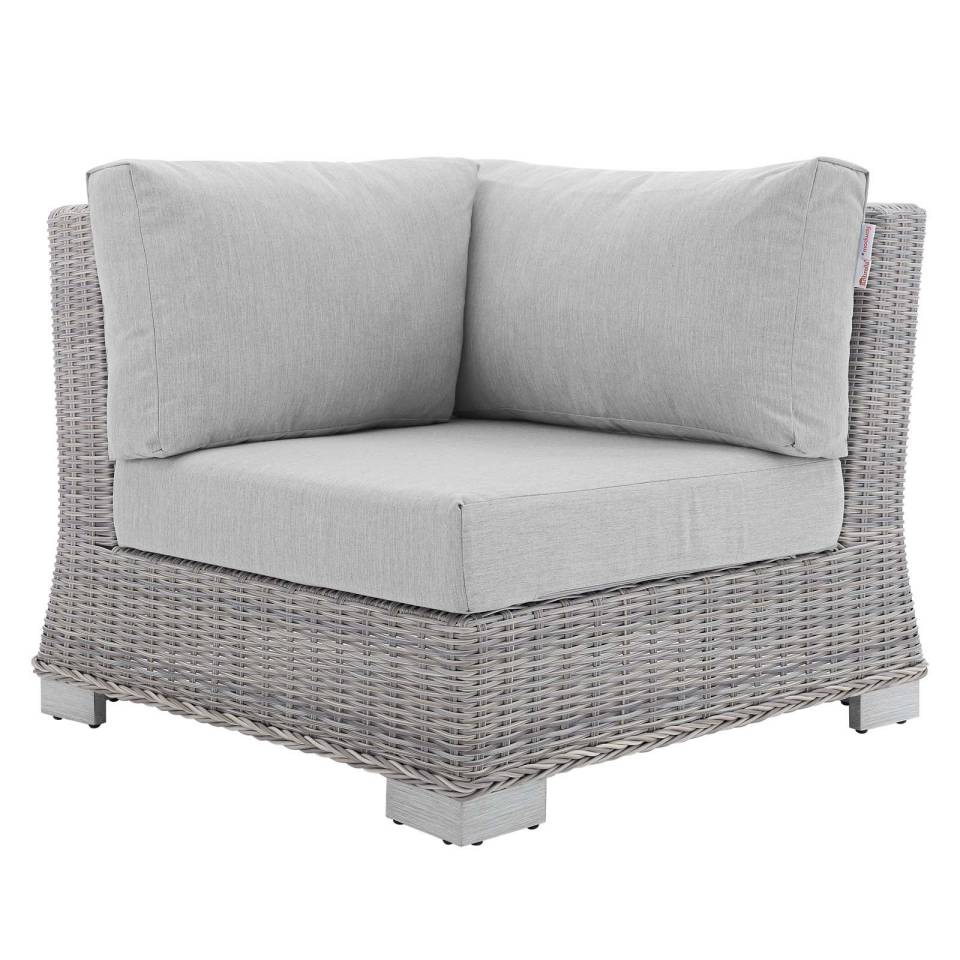 Modway Conway Sunbrella® Outdoor Patio Wicker Rattan 9-Piece Sectional Sofa Set | Outdoor Sofas, Loveseats & Sectionals | 