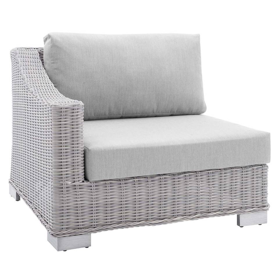 Modway Conway Sunbrella® Outdoor Patio Wicker Rattan 9-Piece Sectional Sofa Set | Outdoor Sofas, Loveseats & Sectionals | 
