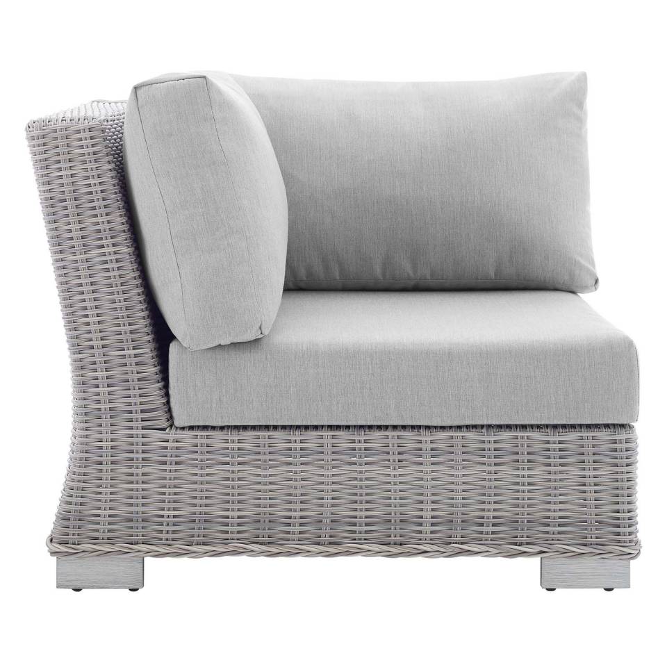 Modway Conway Sunbrella® Outdoor Patio Wicker Rattan 7-Piece Sectional Sofa Set | Outdoor Sofas, Loveseats & Sectionals | 