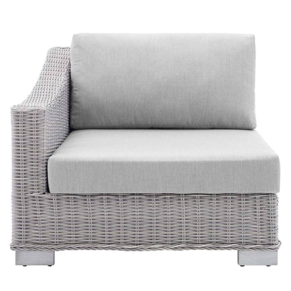 Modway Conway Sunbrella® Outdoor Patio Wicker Rattan 7-Piece Sectional Sofa Set | Outdoor Sofas, Loveseats & Sectionals | 