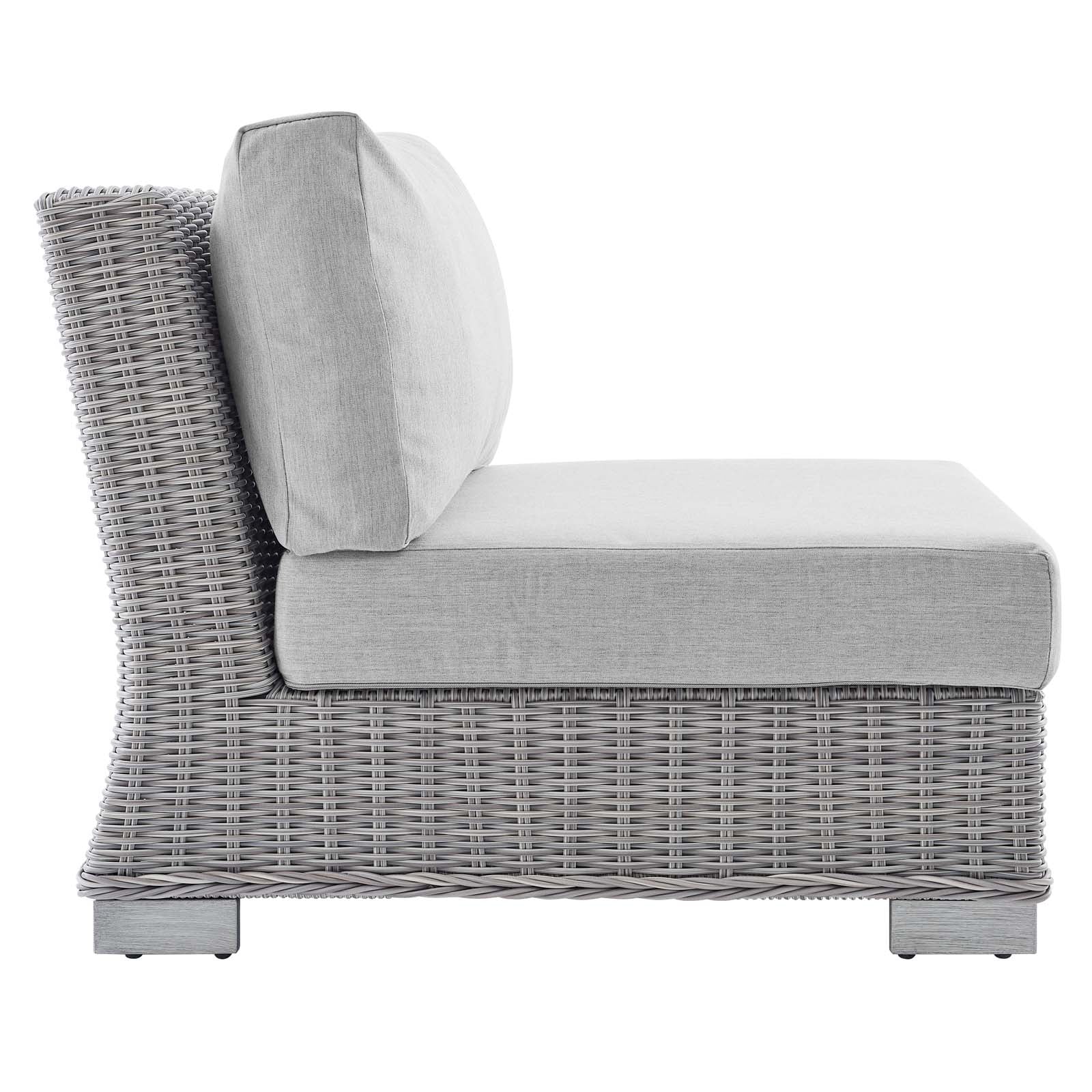 Modway Conway Sunbrella® Outdoor Patio Wicker Rattan 6-Piece Furniture Set | Outdoor Sofas, Loveseats & Sectionals | 