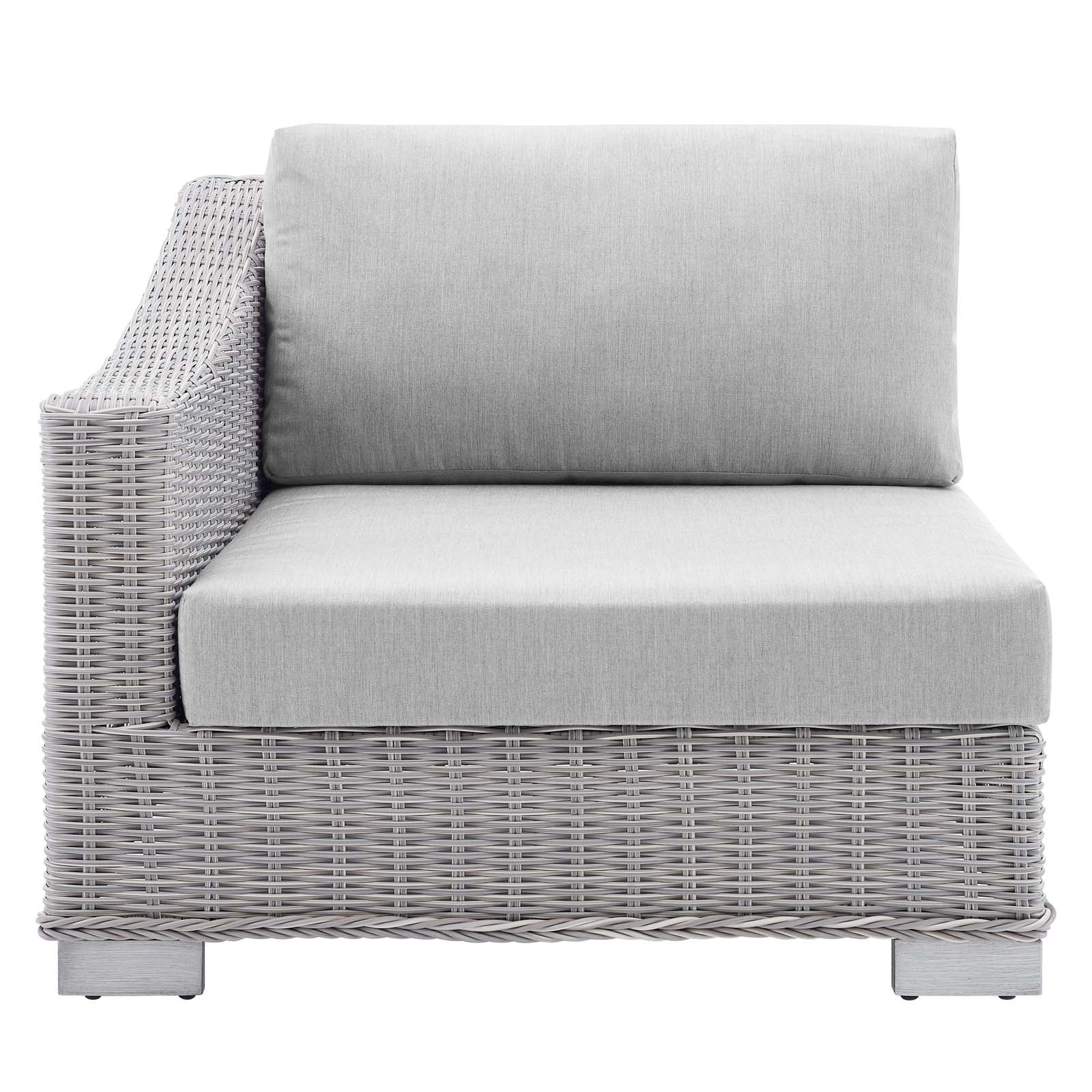 Modway Conway Sunbrella® Outdoor Patio Wicker Rattan 6-Piece Furniture Set | Outdoor Sofas, Loveseats & Sectionals | 
