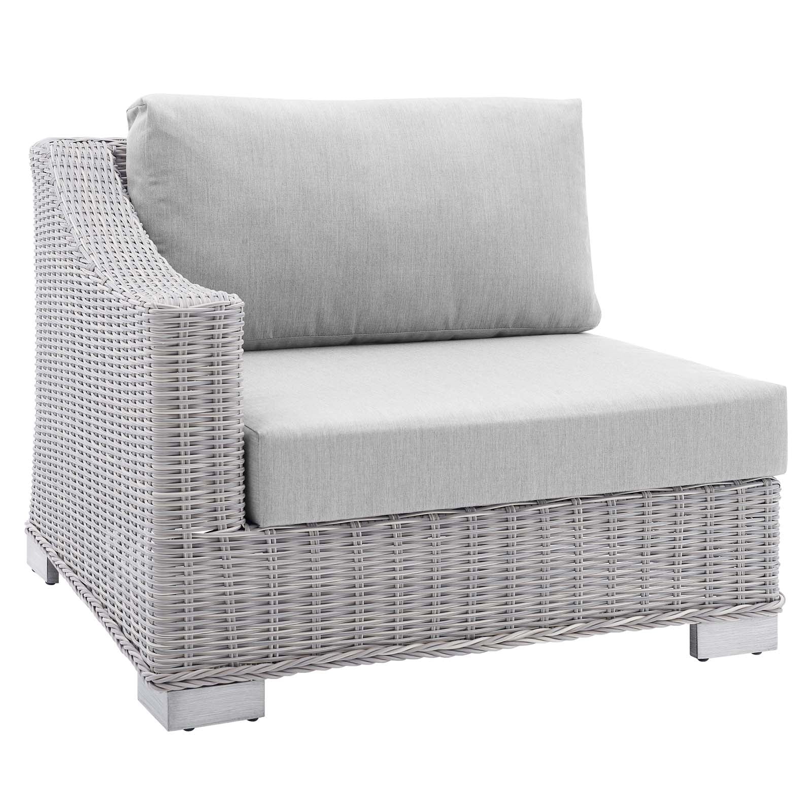 Modway Conway Sunbrella® Outdoor Patio Wicker Rattan 6-Piece Furniture Set | Outdoor Sofas, Loveseats & Sectionals | 