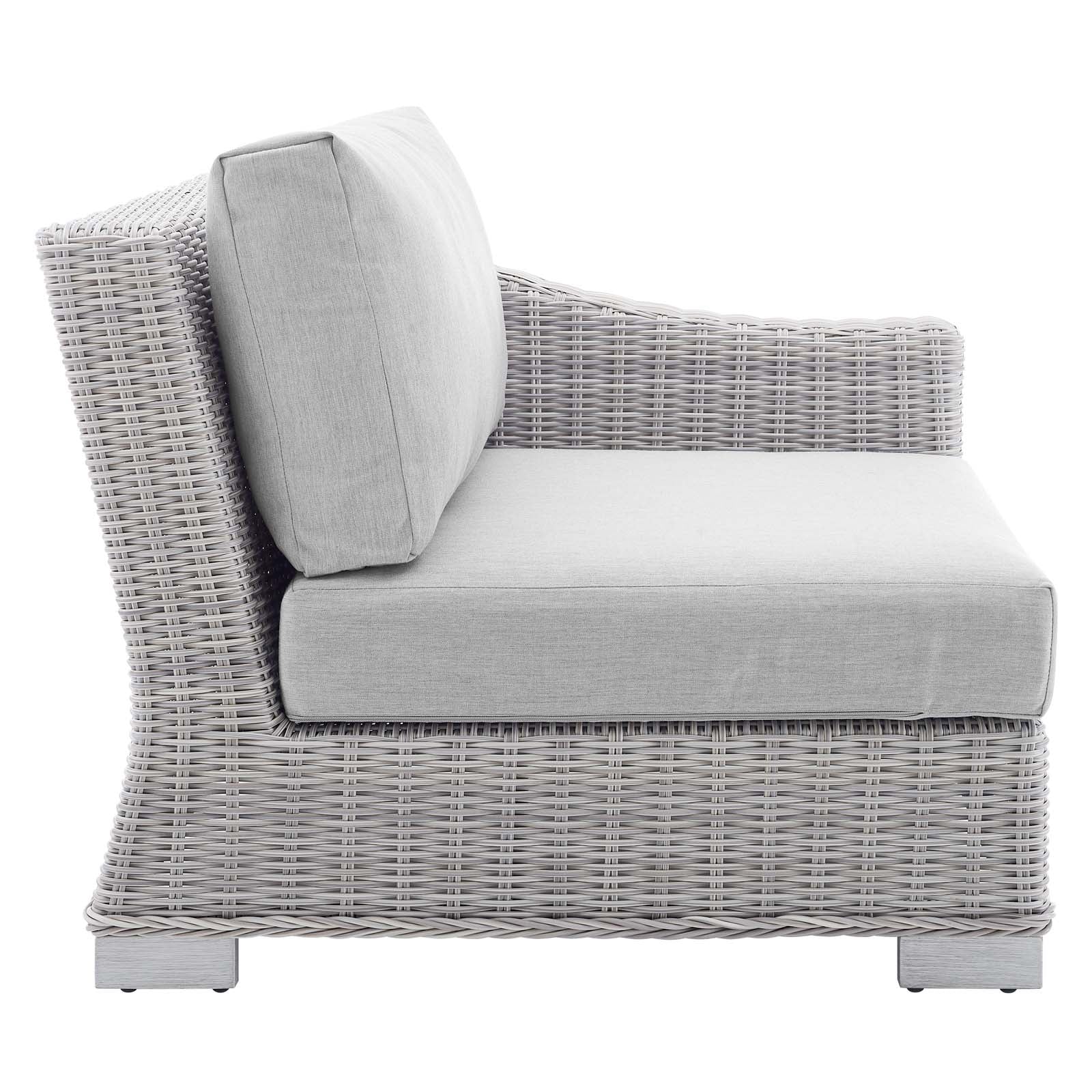 Modway Conway Sunbrella® Outdoor Patio Wicker Rattan 6-Piece Furniture Set | Outdoor Sofas, Loveseats & Sectionals | 