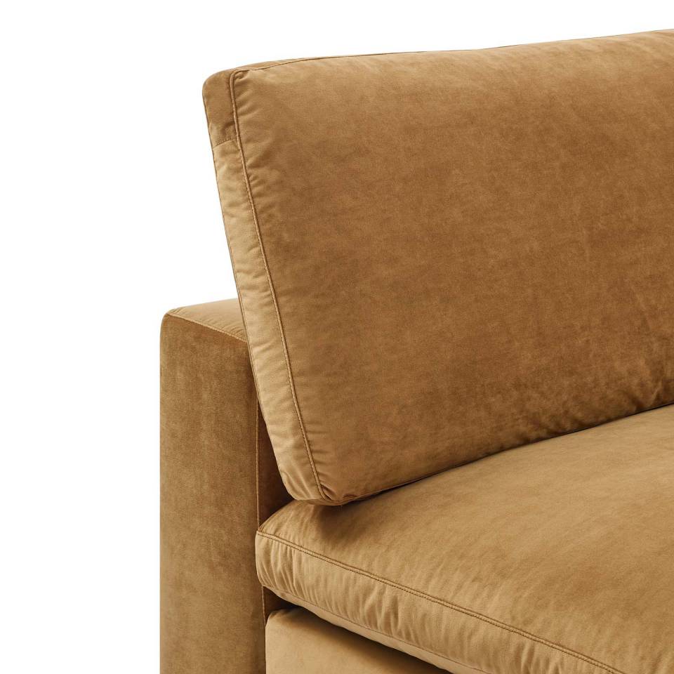 Modway Commix Down Filled Overstuffed Performance Velvet Armless Chair | Chairs & Recliners | 