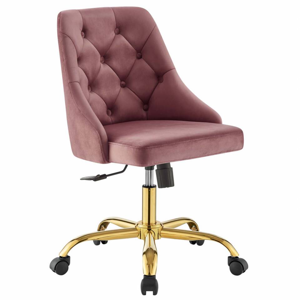 Modway Distinct Tufted Swivel Performance Velvet Office Chair | Office Chairs | 