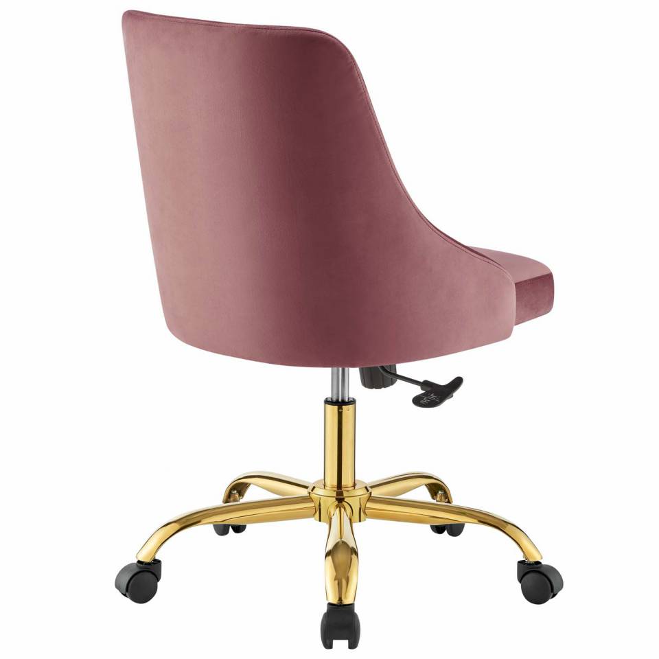Modway Distinct Tufted Swivel Performance Velvet Office Chair | Office Chairs | 