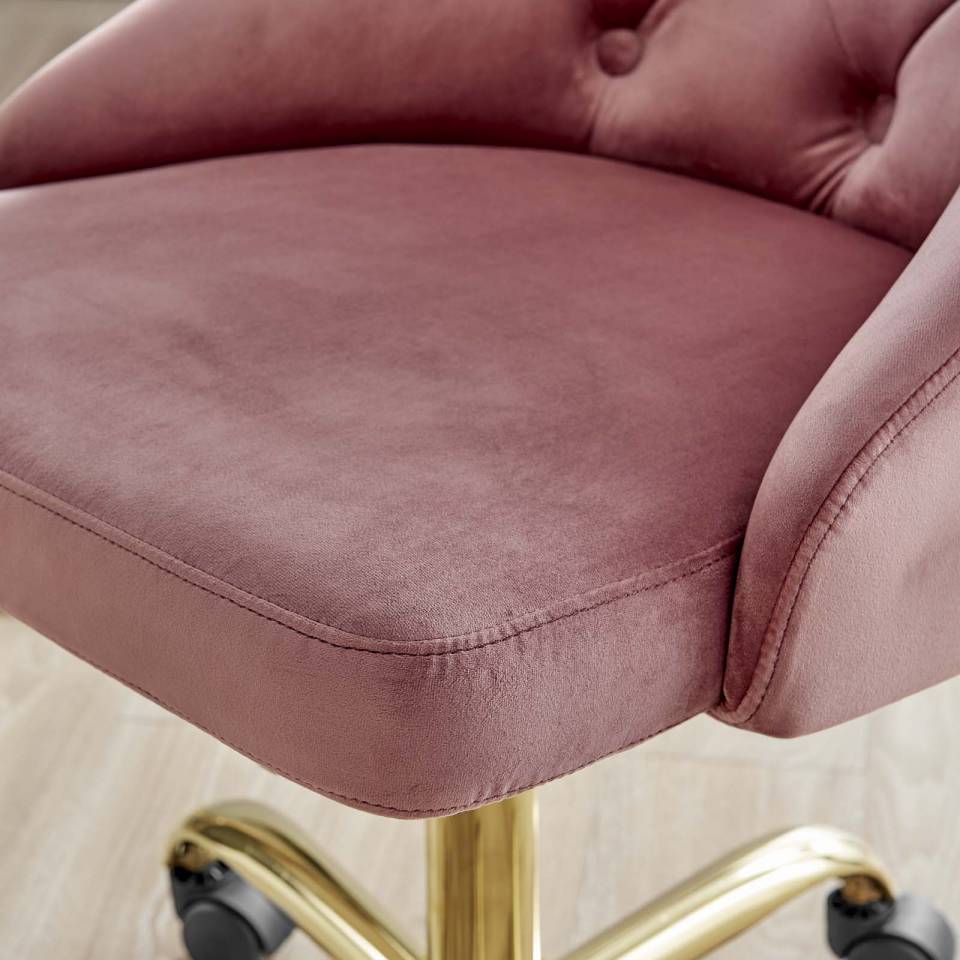 Modway Distinct Tufted Swivel Performance Velvet Office Chair | Office Chairs | 