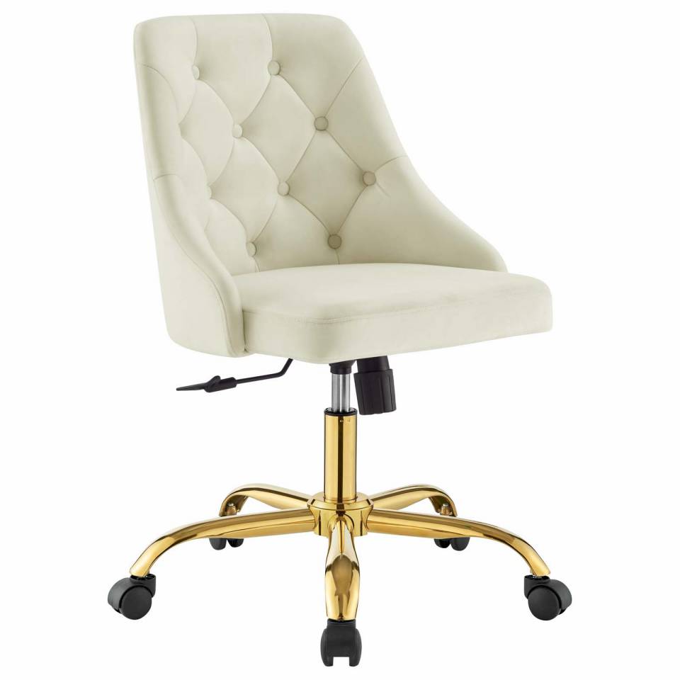 Modway Distinct Tufted Swivel Performance Velvet Office Chair | Office Chairs | 