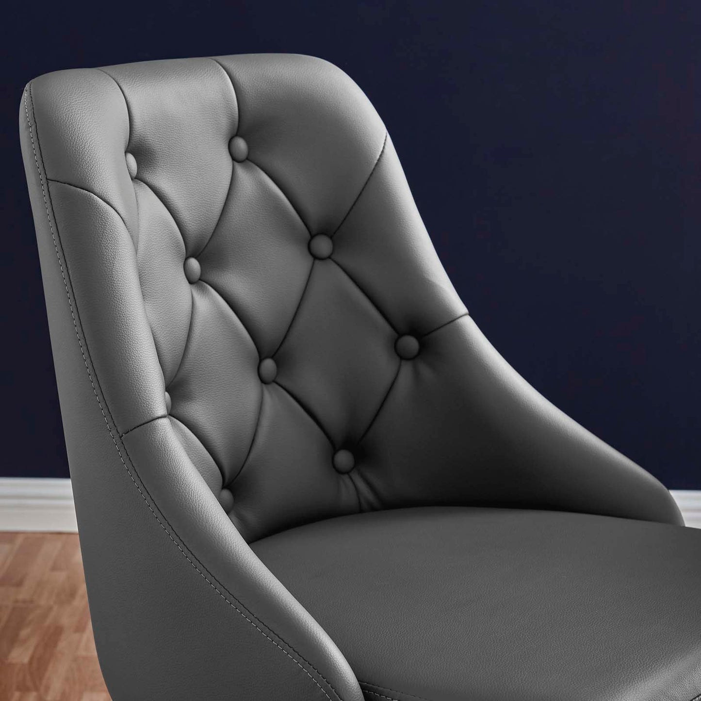Modway Distinct Tufted Swivel Vegan Leather Office Chair | Office Chairs