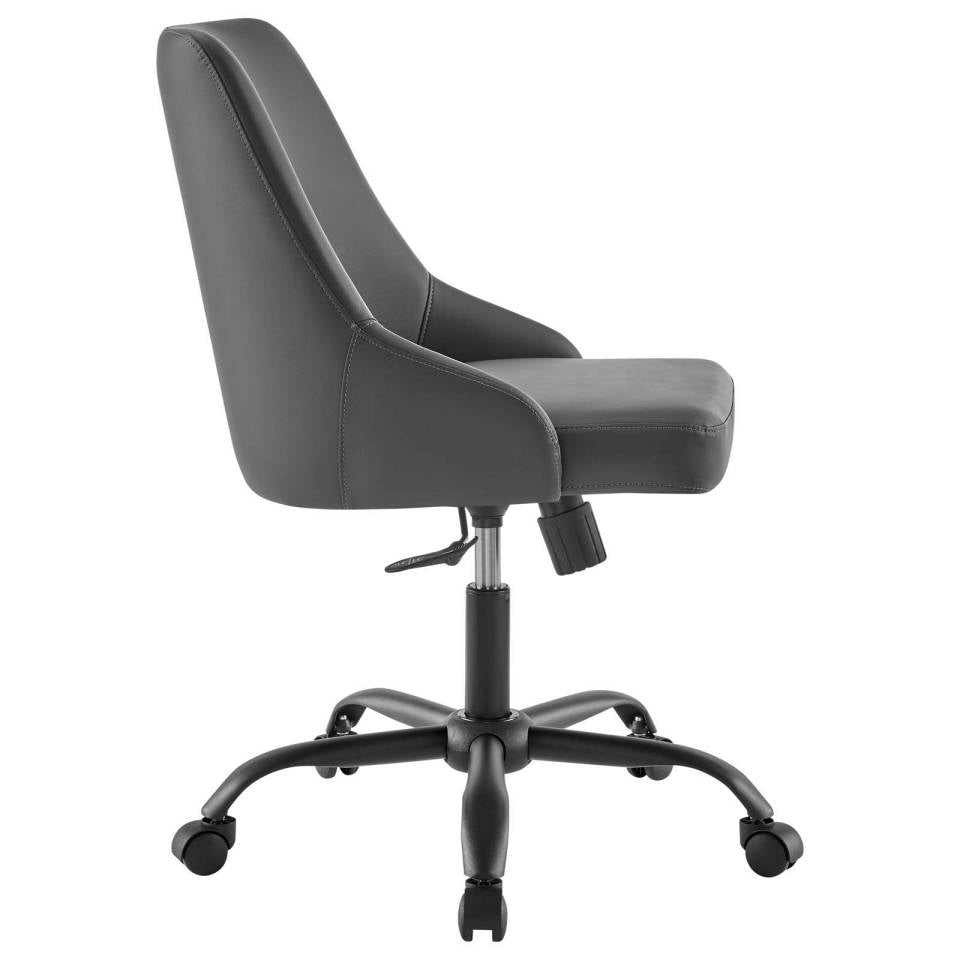 Modway Designate Swivel Vegan Leather Office Chair | Office Chairs | 
