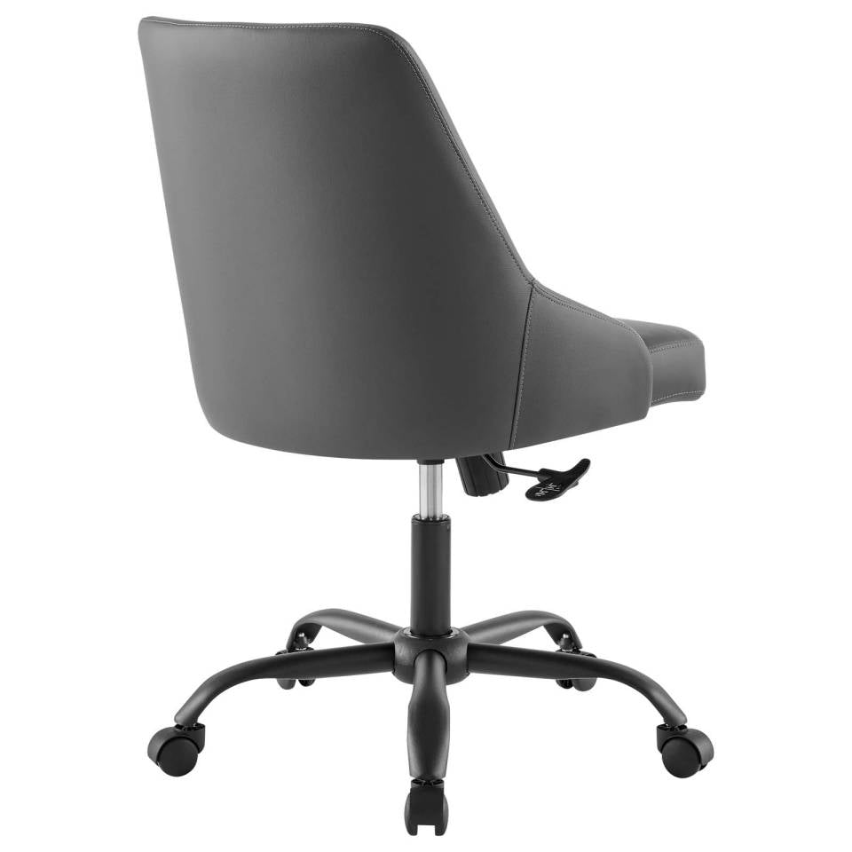 Modway Designate Swivel Vegan Leather Office Chair | Office Chairs | 