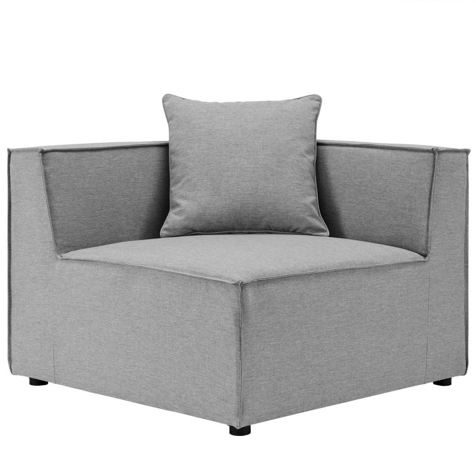 Modway Saybrook Outdoor Patio Upholstered Loveseat and Ottoman Set | Outdoor Sofas, Loveseats & Sectionals | Modishstore-7